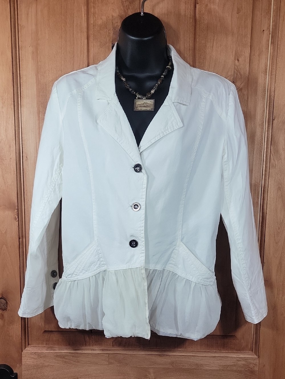 Adam Jacobs Lightweight Peplum Blazer